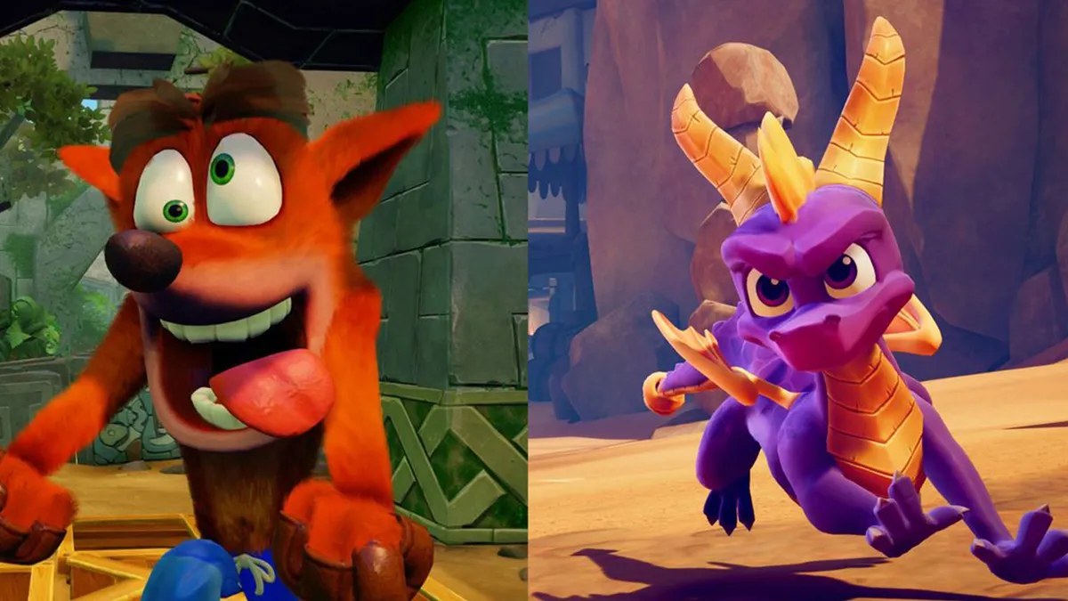 در بازی Crash Bandicoot 5، کراس‌اور کراش و اسپایرو وجود داشت!