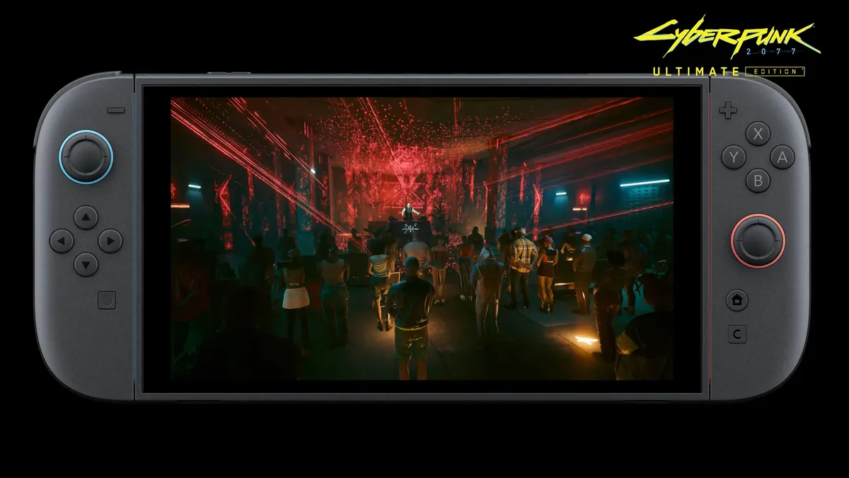 عملکرد Cyberpunk 2077 در نینتندو سوییچ 2 بهتر از استیم دک است! (ویدیو)