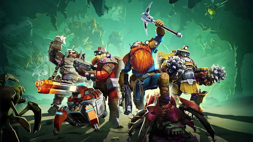 فرندلی فایر، یکی از بزرگترین دلایل مرگ بازیکنان در Deep Rock Galactic است!