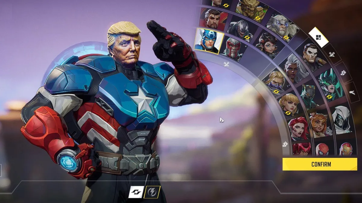 ماد دونالد ترامپ به دلیل مسائل سیاسی از بازی Marvel Rivals حذف شد!