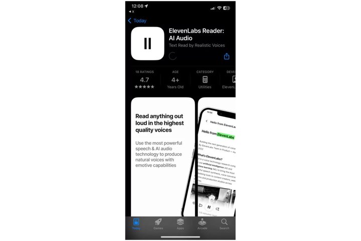 ElevenLabs Reader AI Audio