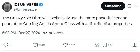 Galaxy-S25-Ultra-second-generation-Gorilla-Armor-Glass