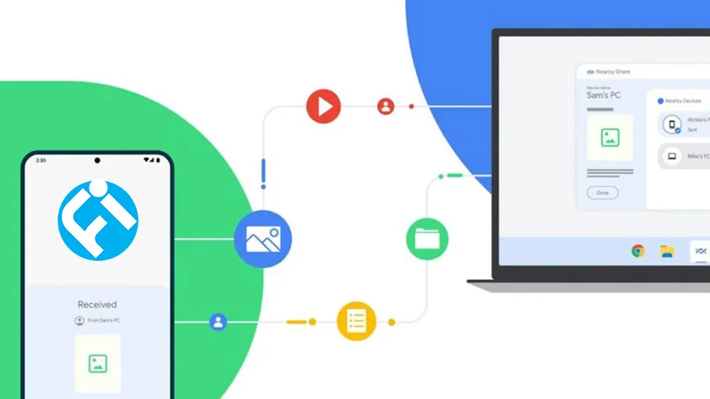 چگونه از Nearby Share برای انتقال فایل بین اندروید و ویندوز استفاده کنیم؟