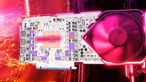 تعداد فازهای برق کارت گرافیک RTX 4080 SUPER Founders Edition انویدیا کمتر از RTX 4080 است