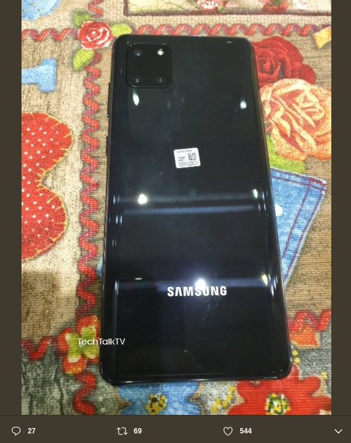 Note 10 Lite قسمت پشتی