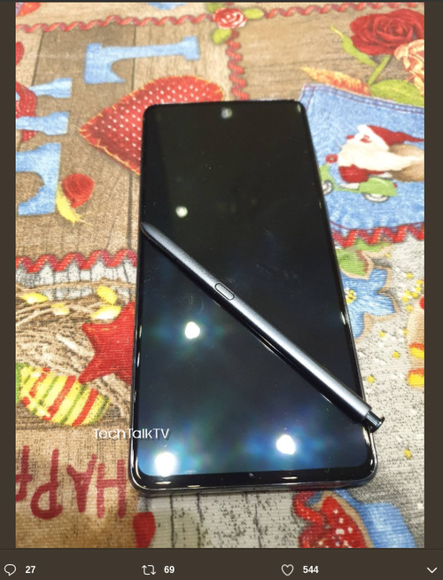 Note 10 Lite  به همراه S Pen