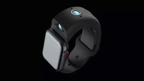 بند اپل واچ Wristcam با دوربین دوگانه و باتری داخلی معرفی شد