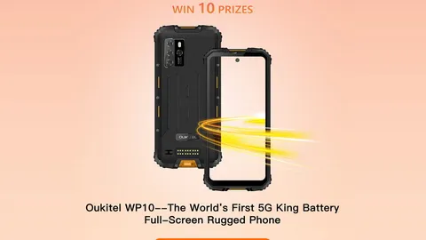 رونمایی Oukitel از موبایل جان‌سخت WP10 5G با باتری ۸۰۰۰ میلی آمپر ساعتی