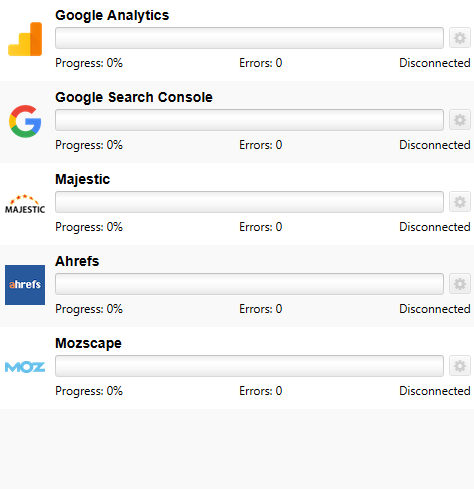 قابلیت اتصال به ابزار های search console و google analystic