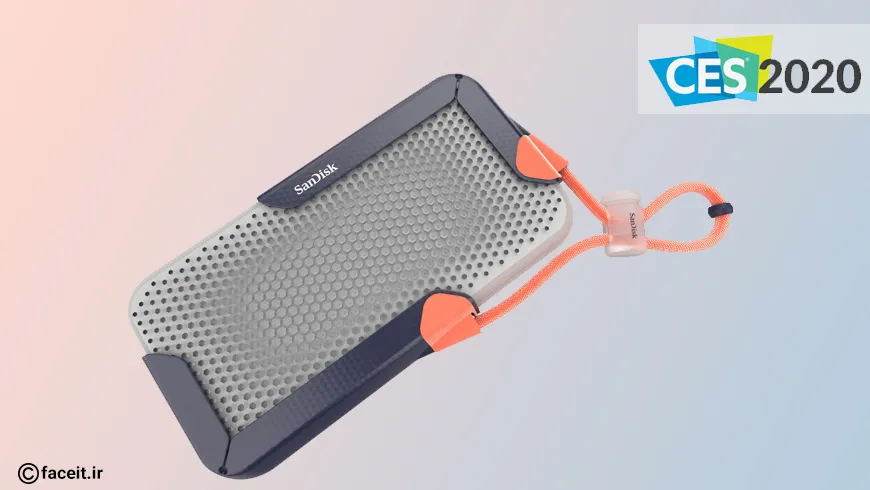 پرظرفیت‌ترین حافظه SSD جیبی دنیا با سرعت انتقال 20 گیگابیت بر ثانیه معرفی شد (CES 2020)