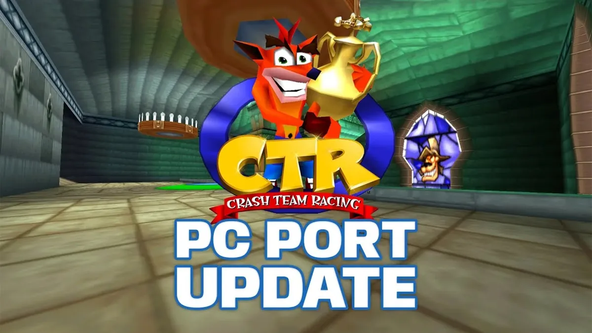 توسعه پورت غیررسمی کامپیوتر Crash Team Racing پیشرفت بالایی داشته است