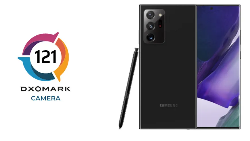 دوربین گلکسی نوت 20 اولترا امتیاز 121 را از DxoMark کسب کرد