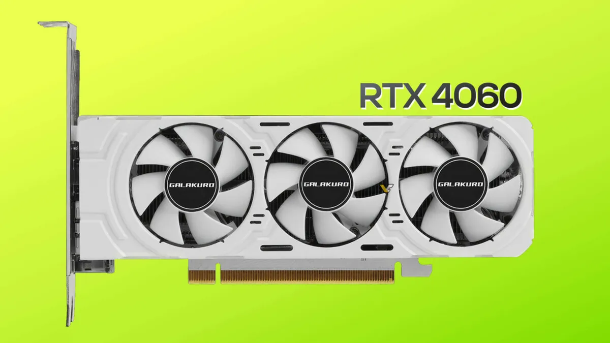 کارت گرافیک GALAX GeForce RTX 4060 با سه فن به بازار عرضه شد