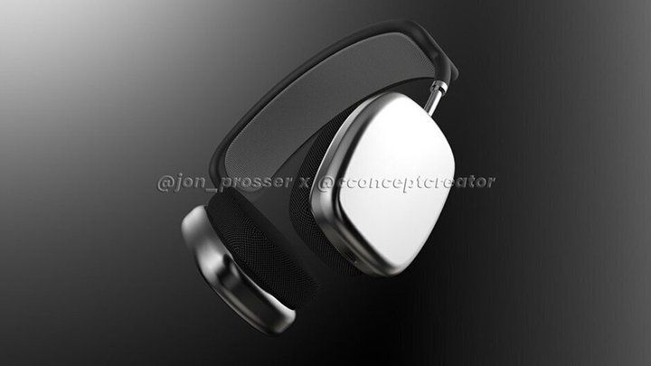 هدفون روی گوشی AirPods Studio.jpg