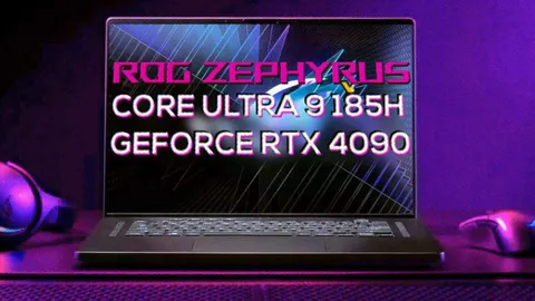 ایسوس در حال آماده سازی لپتاپ گیمینگ ROG Zephyrus M16 با Core 9 Ultra 185H و RTX 4090 است