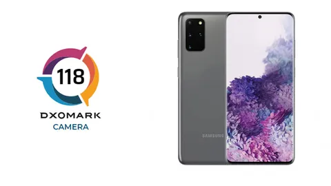 دوربین گلکسی اس 20 پلاس؛ کسب دهمین جایگاه در DxOMark