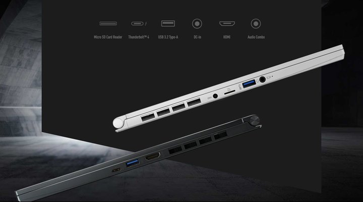 پورت‌های لپ تاپ MSI Stealth 15M.jpg