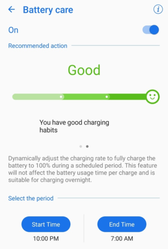 قابلیت Optimized Charging