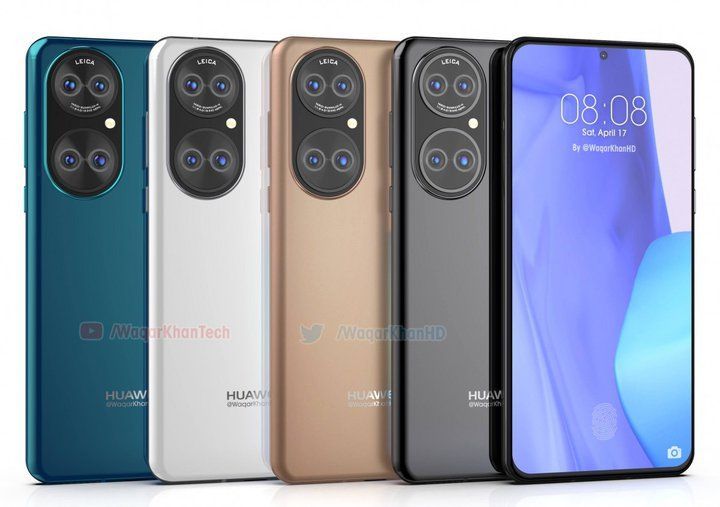 رندرهای فاش شده از گوشی هواوی Huawei P50.jpg