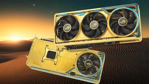 شکوه فناوری و تجمل؛ معرفی نسخه طلایی کارت گرافیک RTX 5090 از ایسوس