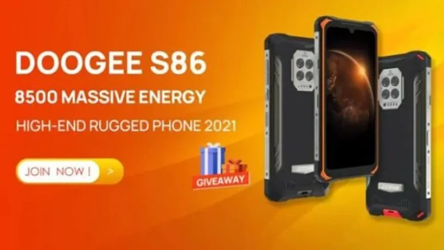 گوشی مقاوم Doogee S86 با باتری غول پیکر 8500 mAh ساعتی معرفی شد