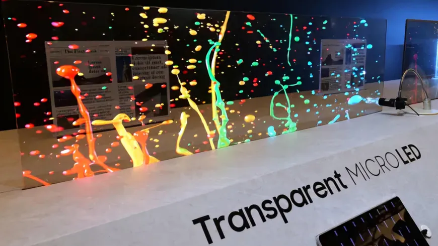 سامسونگ نخستین نمایشگر MicroLED شفاف جهان را به تماشای علاقه‌مندان گذاشت