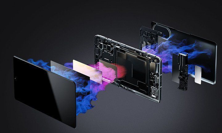 سیستم خنک سازی گوشی Redmi K40 Gaming Edition.jpg