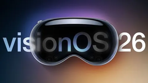 رونمایی visionOS 26 با کنترل چشمی و پشتیبانی دسته‌های PSVR2 سونی