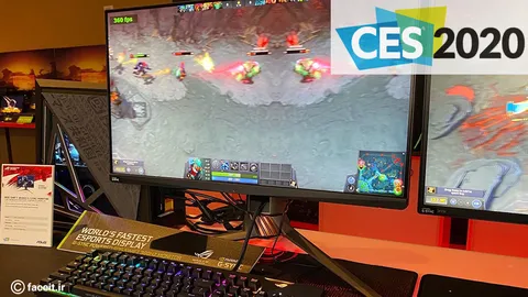 سریع‌ترین مانیتور گیمینگ جهان معرفی شد؛ ASUS ROG Swift 360